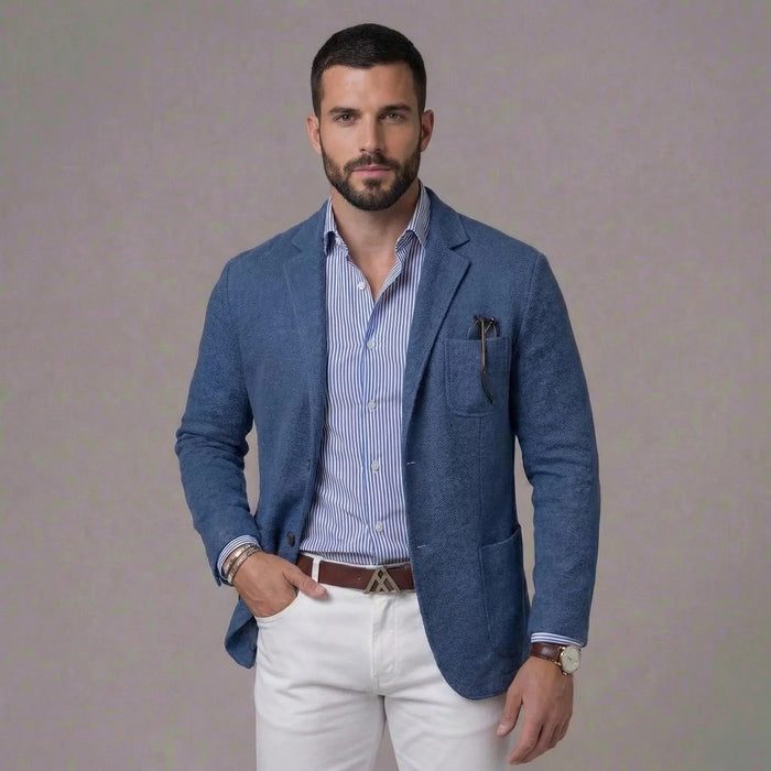 Men's Lightweight Linen Blazer