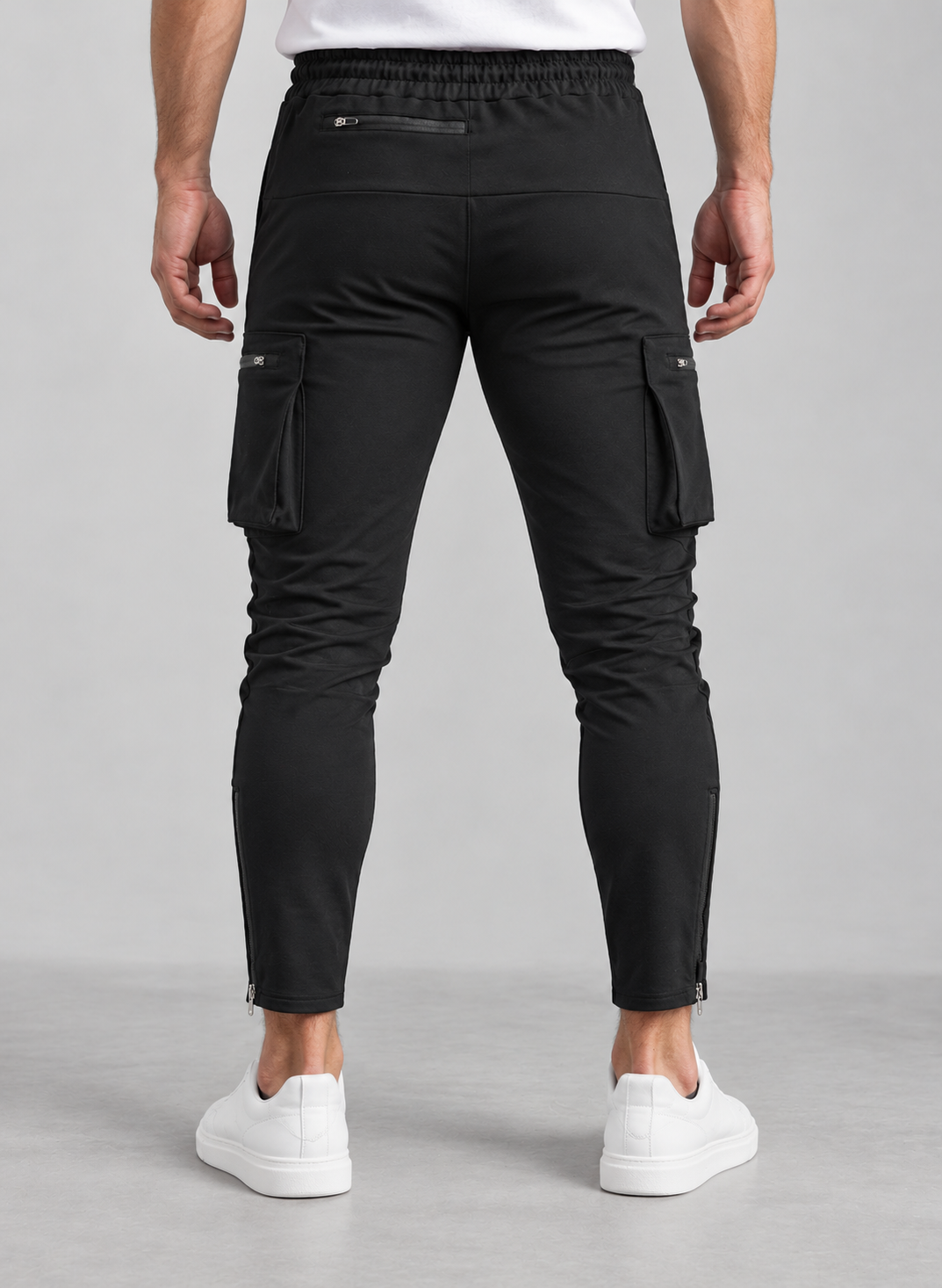 Men’s Cargo Trousers With Zipped Ankles