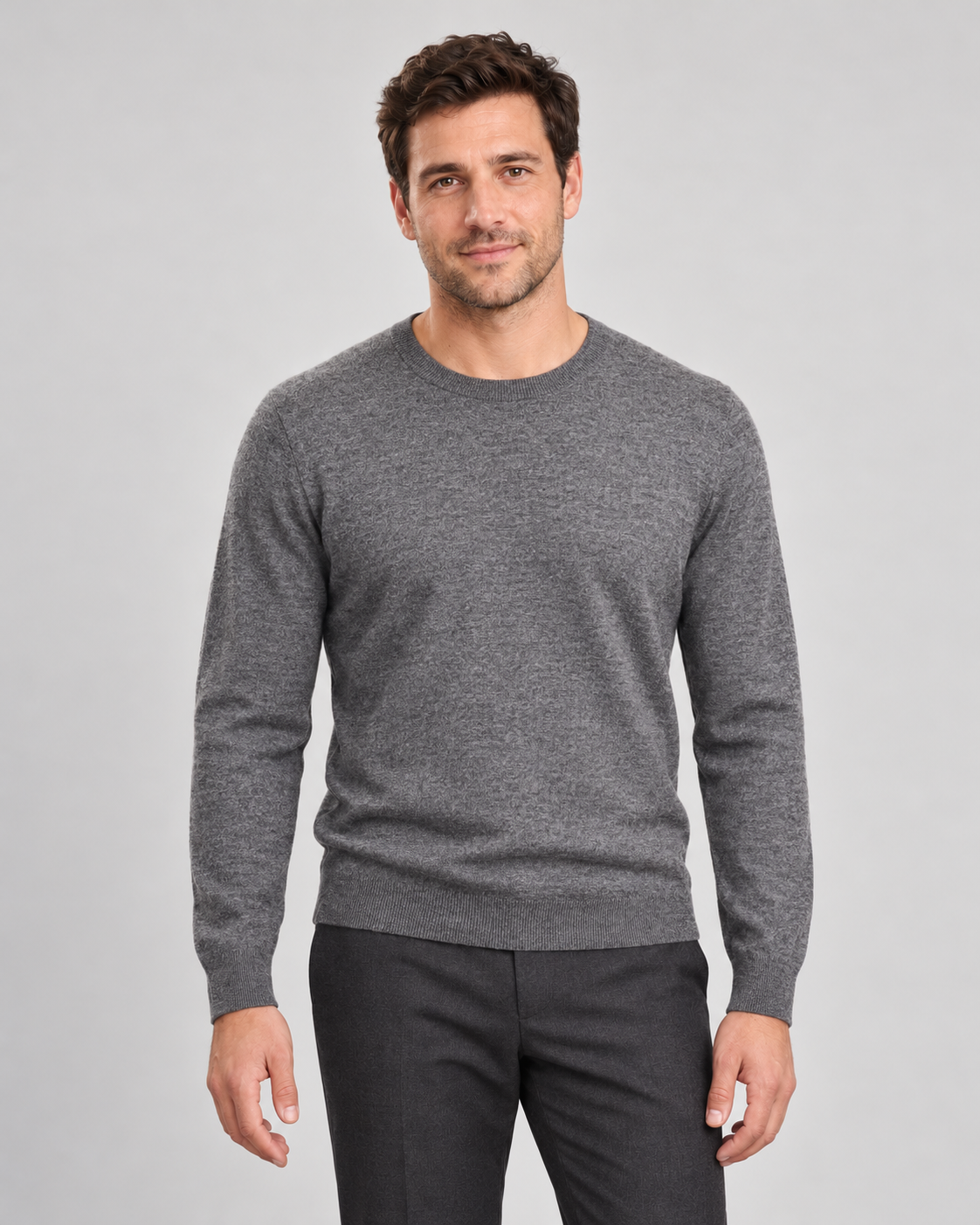 Men’s Jumper In Fine Cashmere