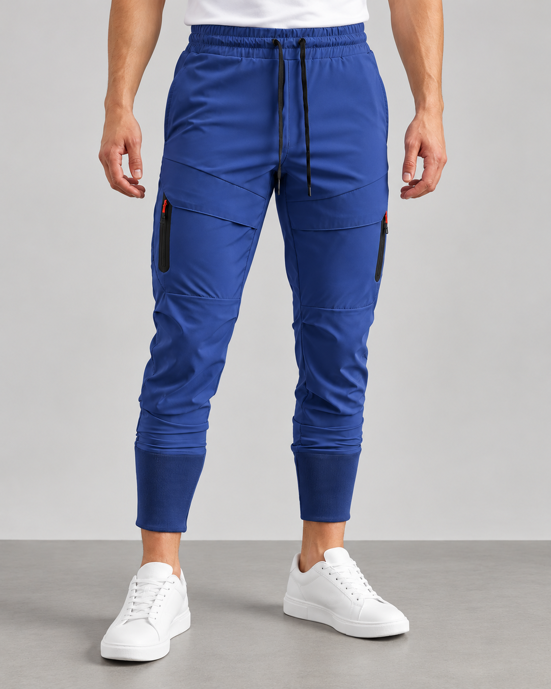 Men’s Cargo Trousers With High Ribbed Cuffs