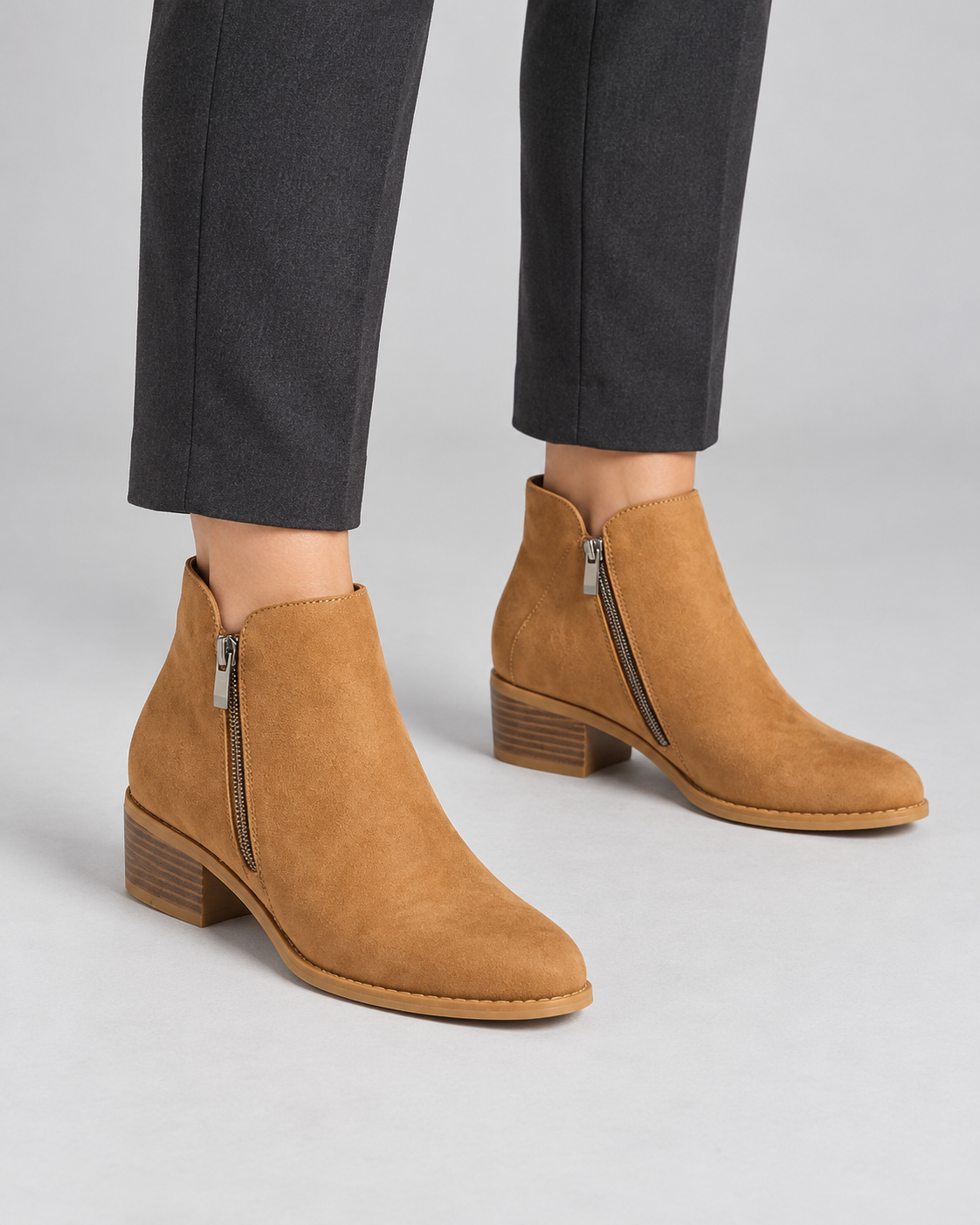 Women’s Ankle Boots With Block Heel