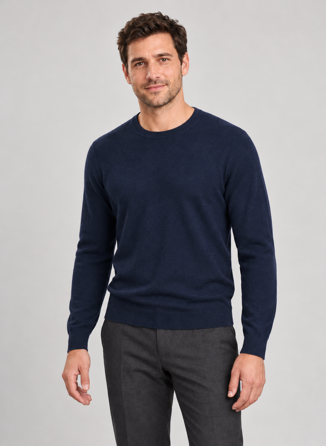 Men’s Jumper In Fine Cashmere