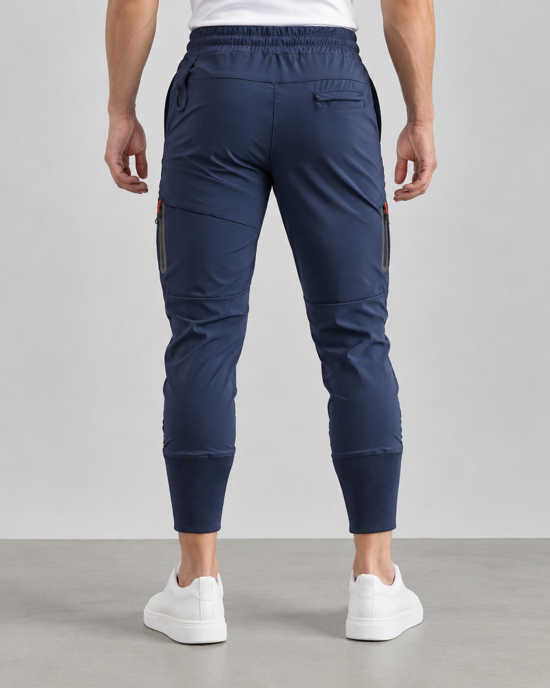 Men’s Cargo Trousers With High Ribbed Cuffs