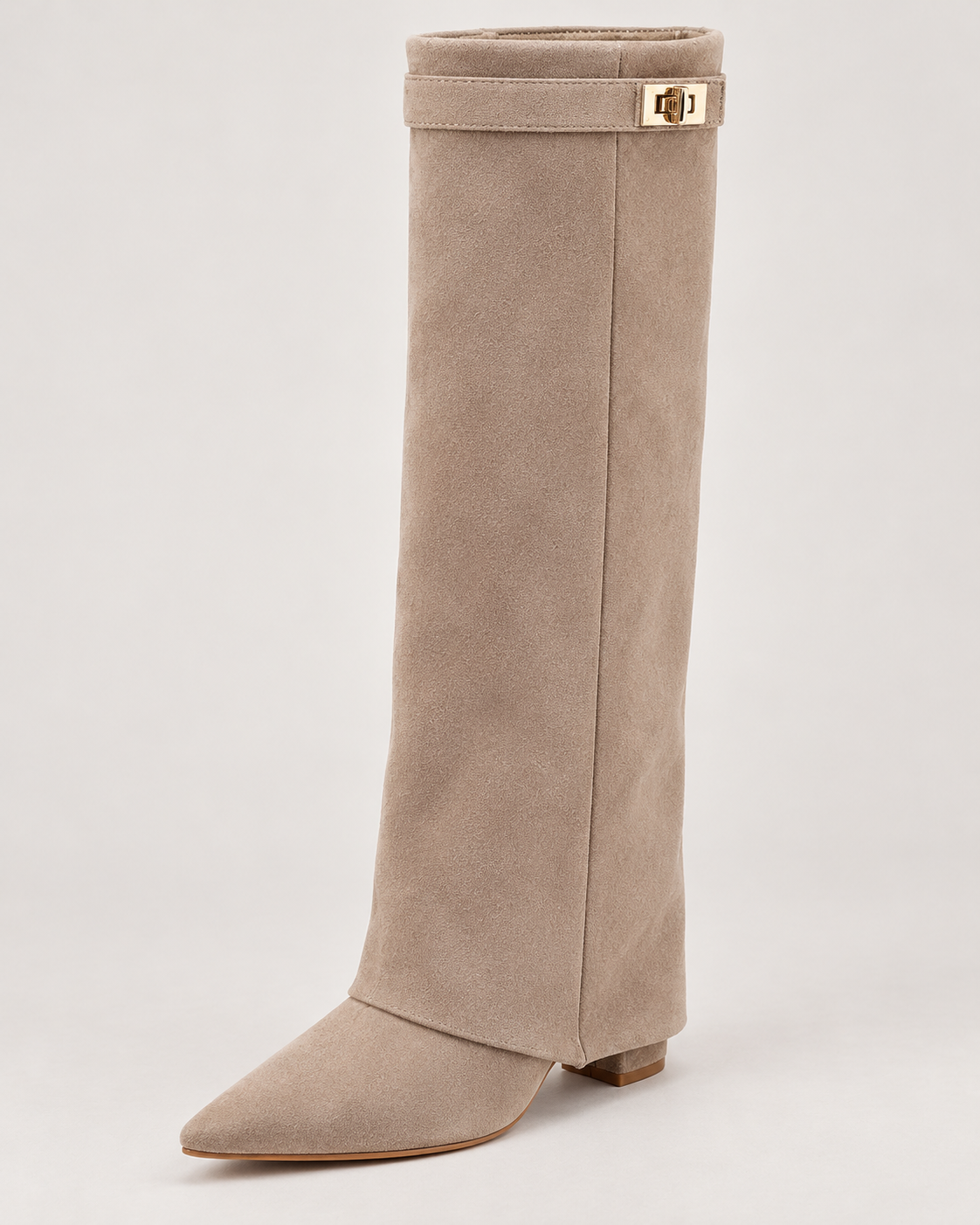Women’s Knee High Boots With Buckle Detail