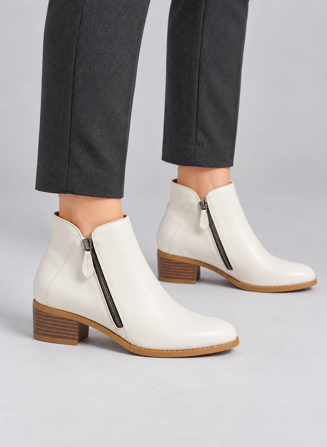 Women’s Ankle Boots With Block Heel