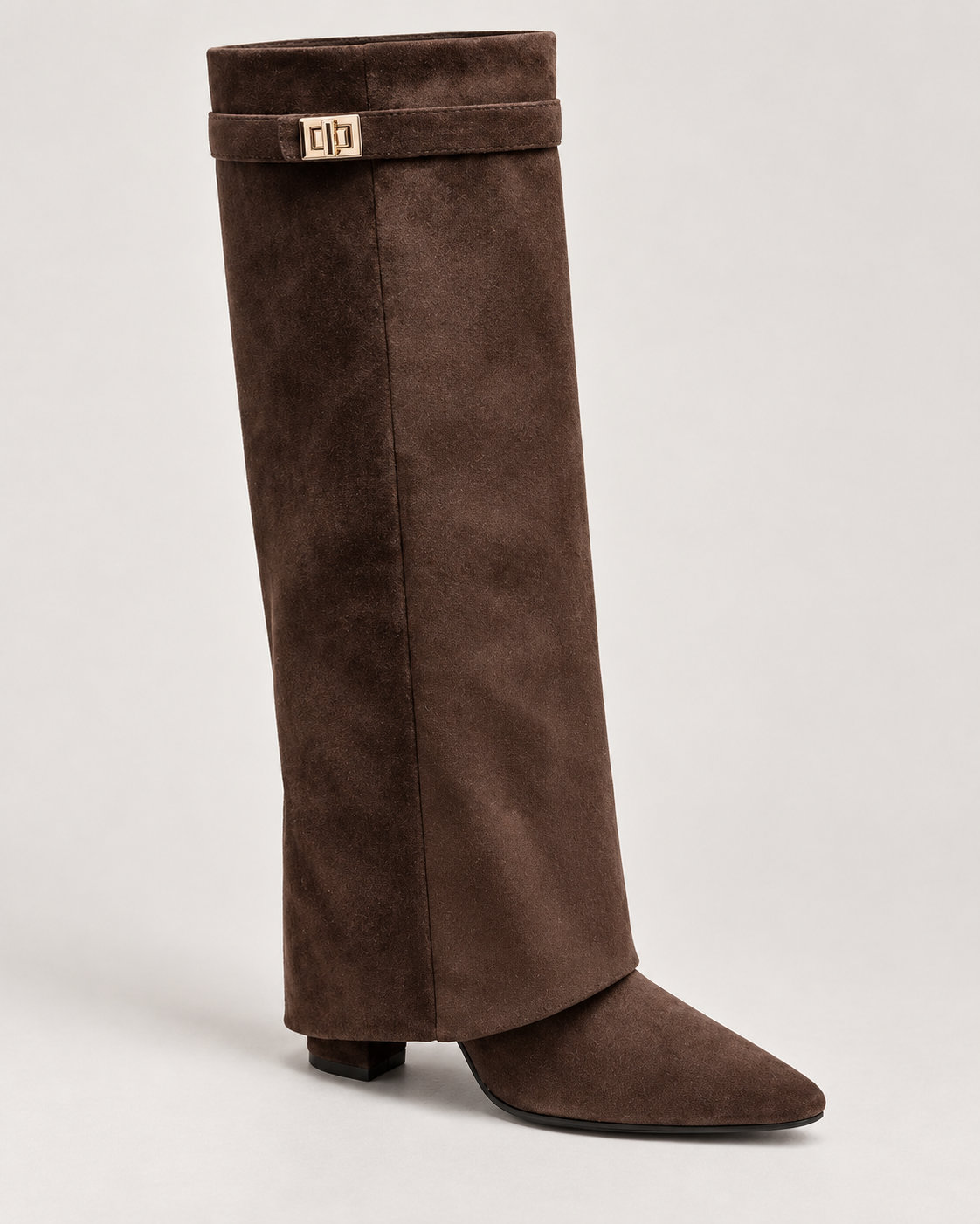 Women’s Knee High Boots With Buckle Detail