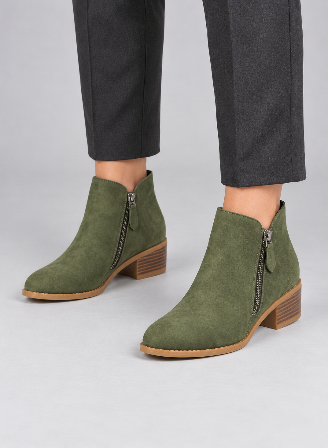 Women’s Ankle Boots With Block Heel