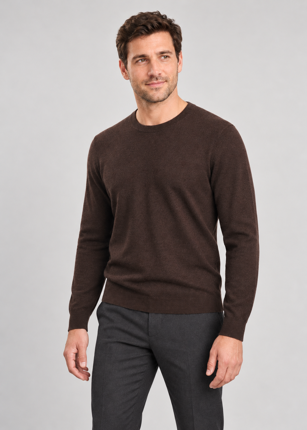 Men’s Jumper In Fine Cashmere