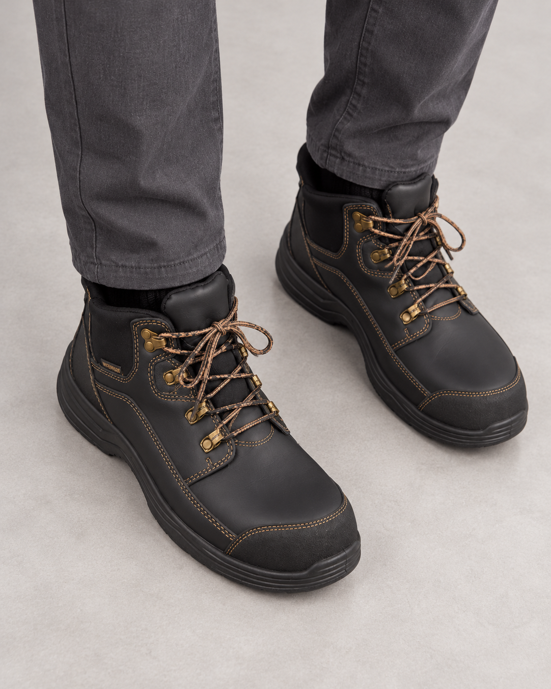 Men’s Work Boots With Hands Free Entry