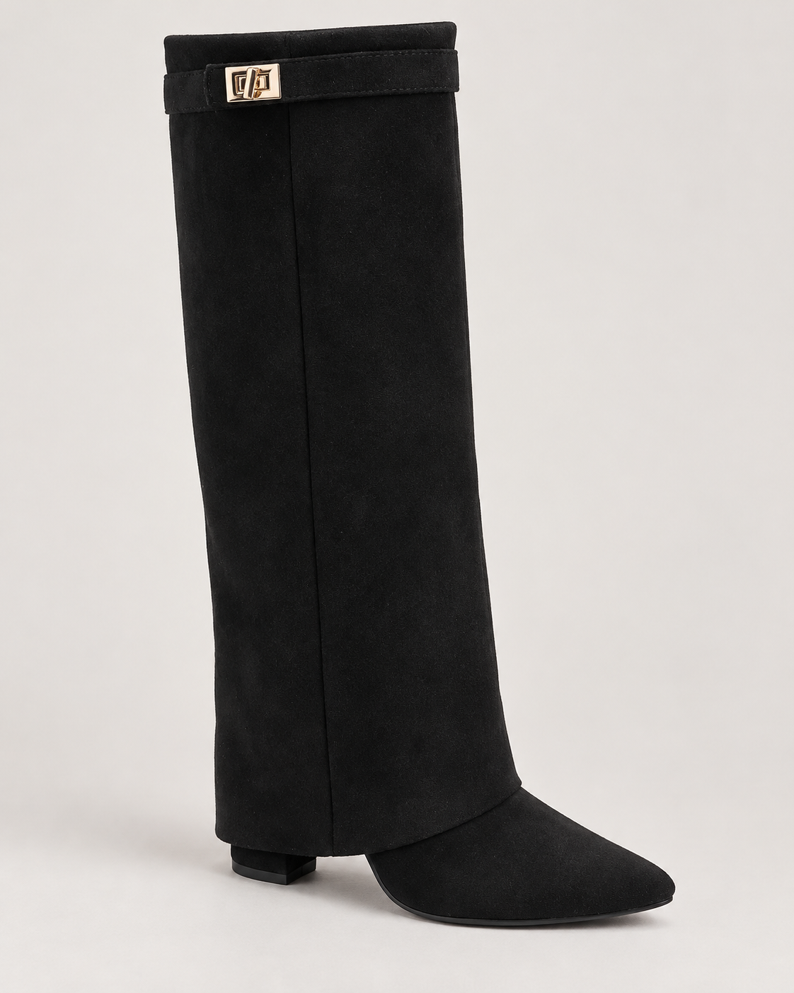 Women’s Knee High Boots With Buckle Detail
