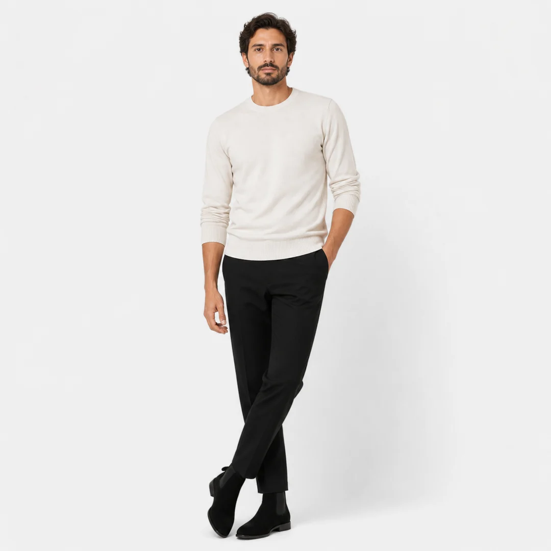 Men’s Suede Chelsea Boots – Square Toe