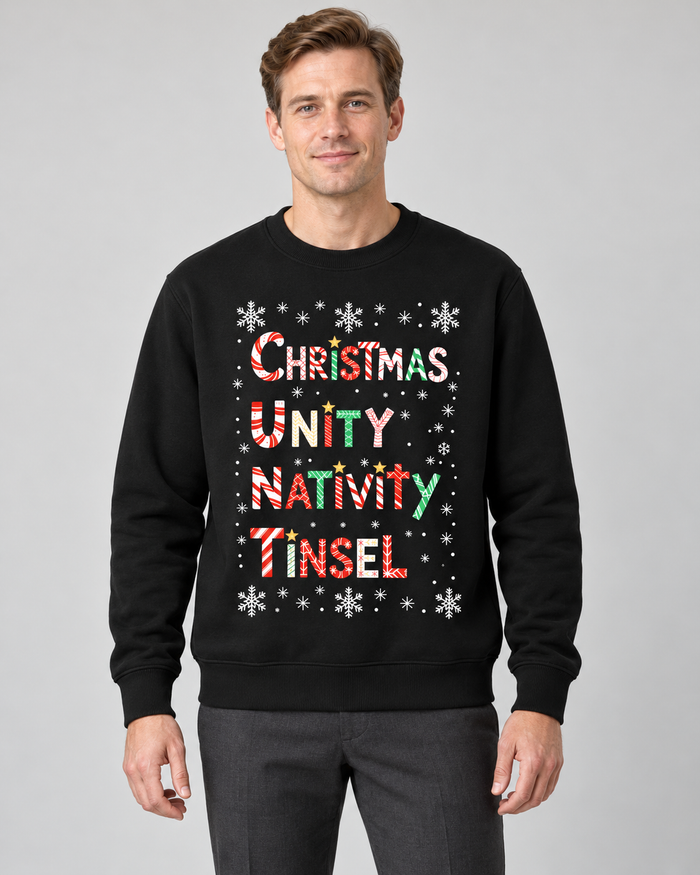 Men’s Christmas Jumper With Funny Festive Slogan