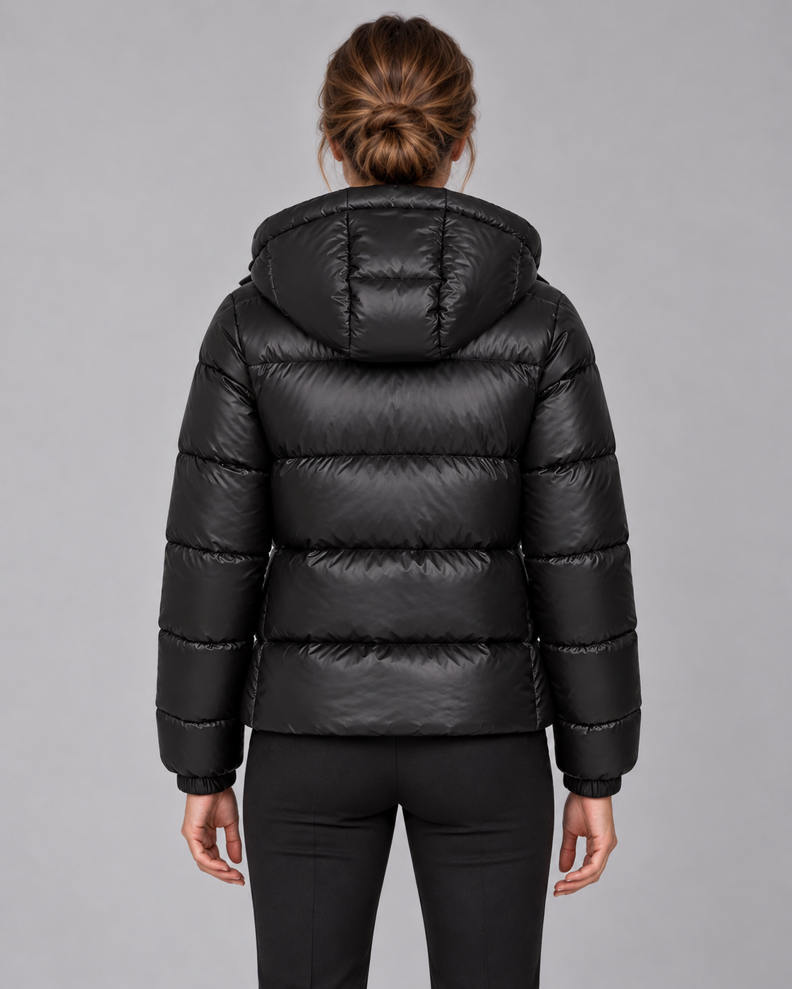 Ladies Puffer Jacket – Lightweight Hooded Quilted Winter Coat