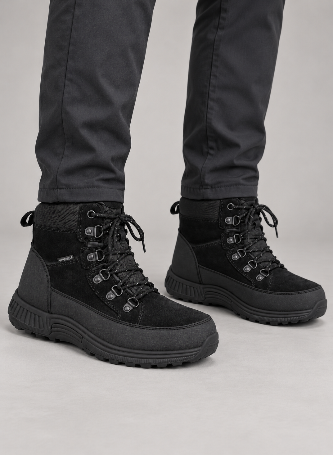 Men’s Boots With Waterproof Suede Uppers