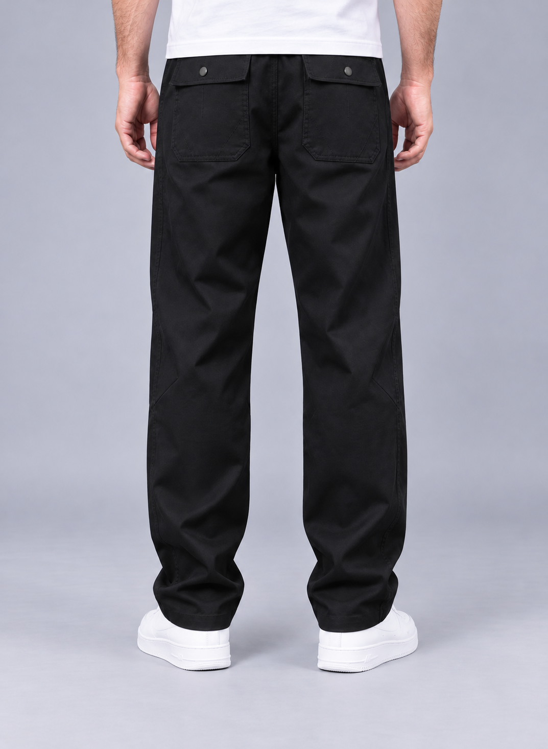 Men’s Trousers With Stretch And Tapered Fit