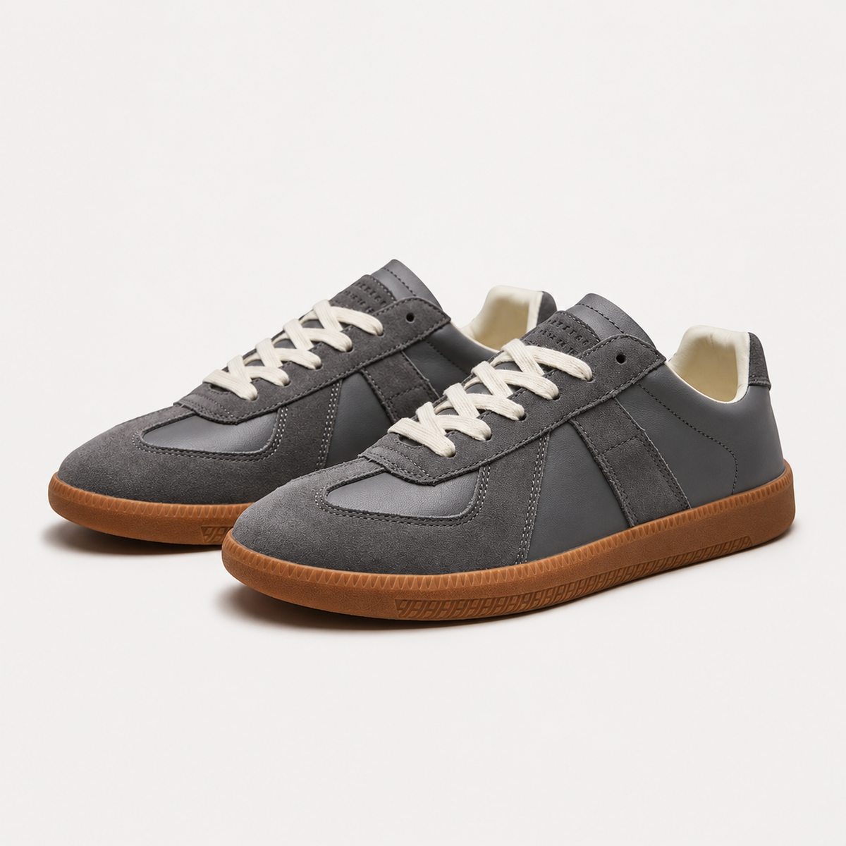 Men's Suede Lace-Up Casual Sneakers