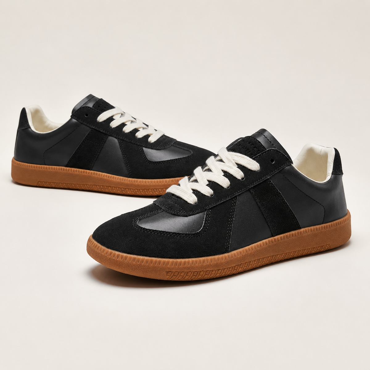Men's Suede Lace-Up Casual Sneakers
