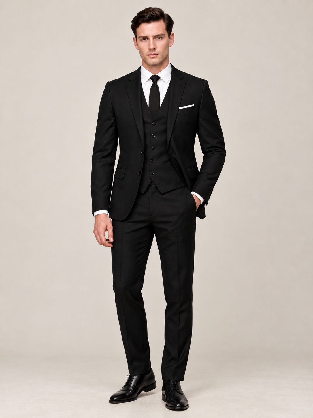 Men's Classic Three-Piece Suit