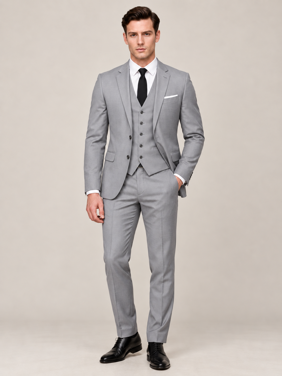 Men's Classic Three-Piece Suit