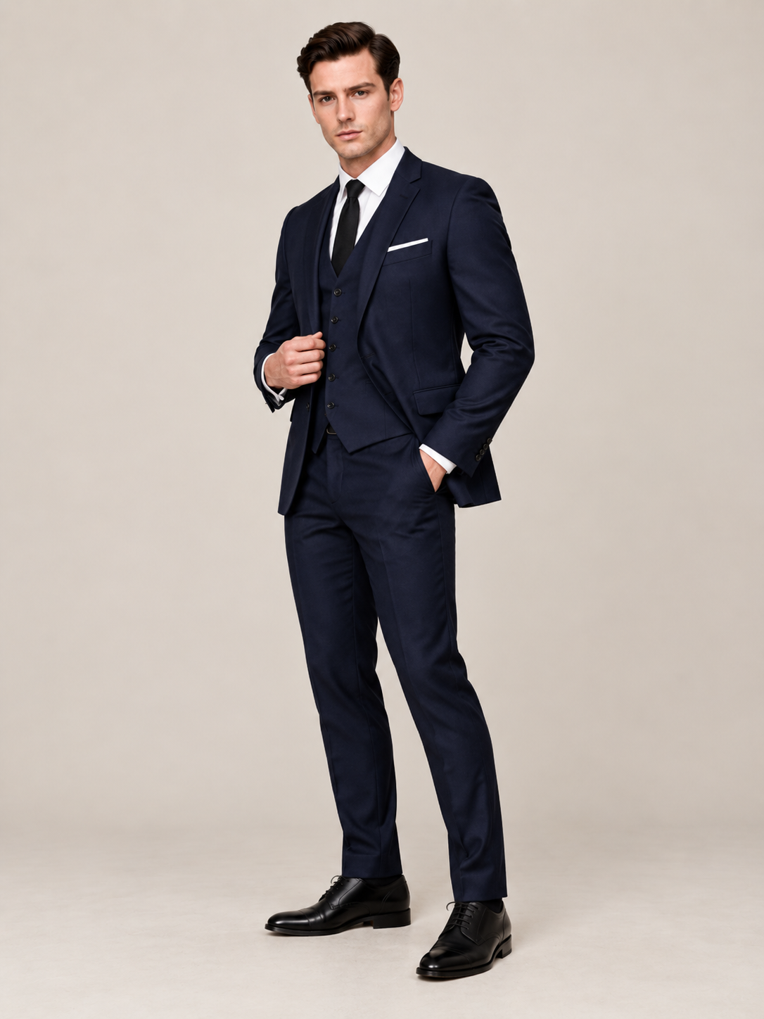 Men's Classic Three-Piece Suit