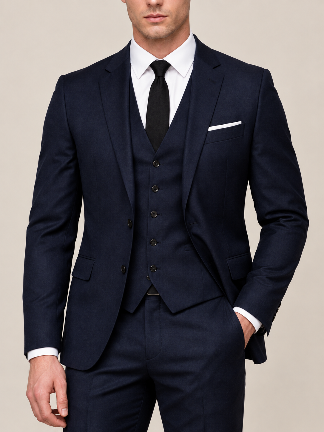 Men's Classic Three-Piece Suit