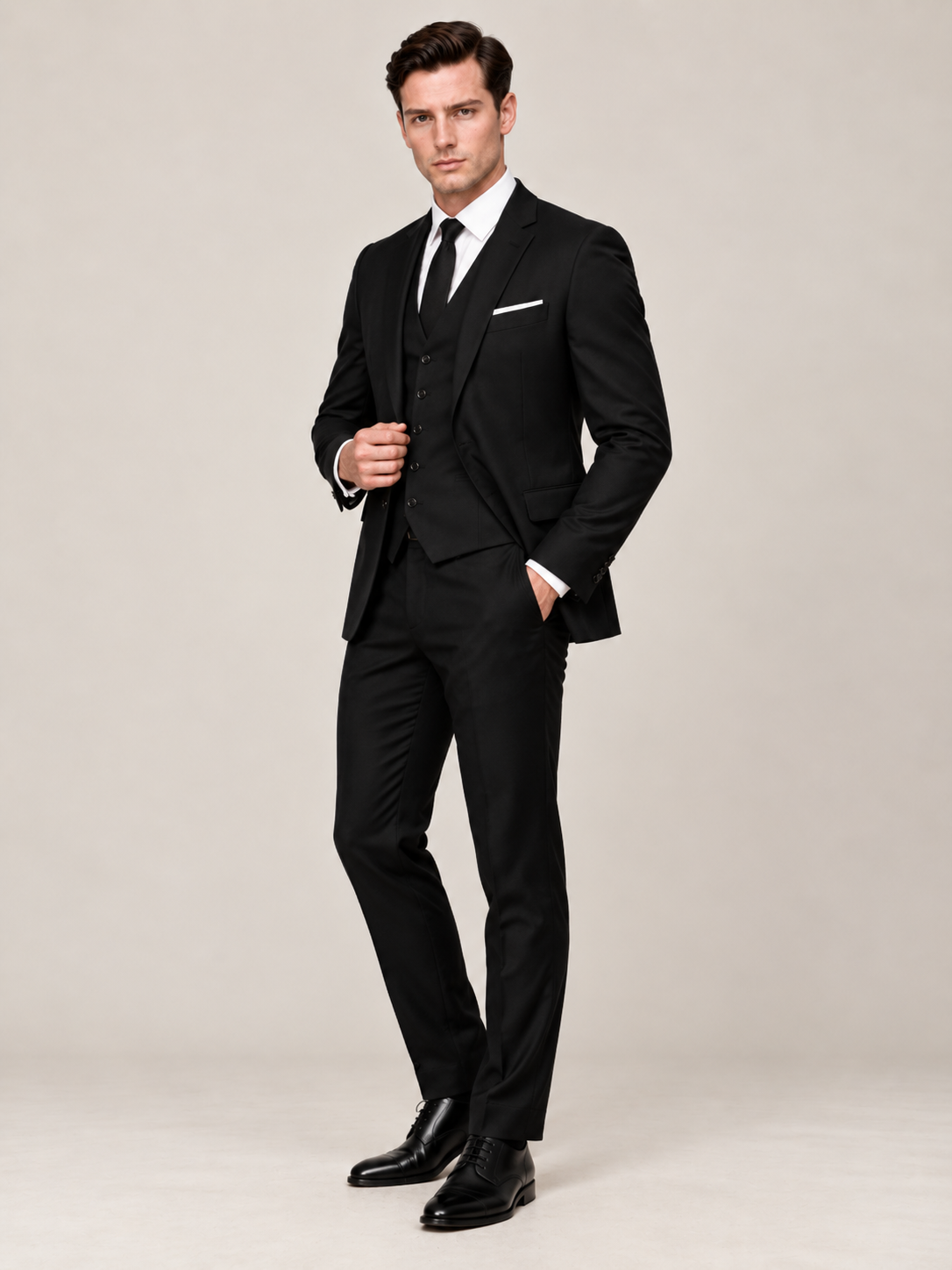 Men's Classic Three-Piece Suit