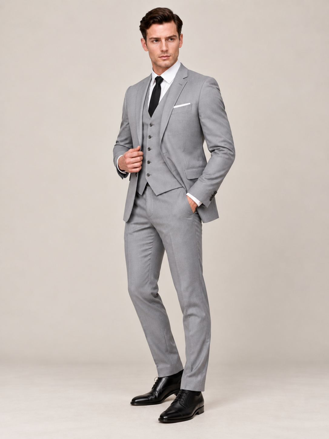 Men's Classic Three-Piece Suit