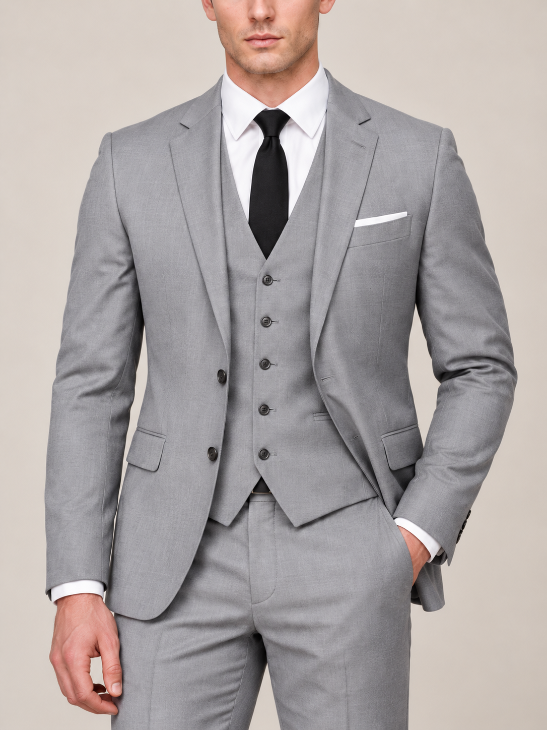 Men's Classic Three-Piece Suit