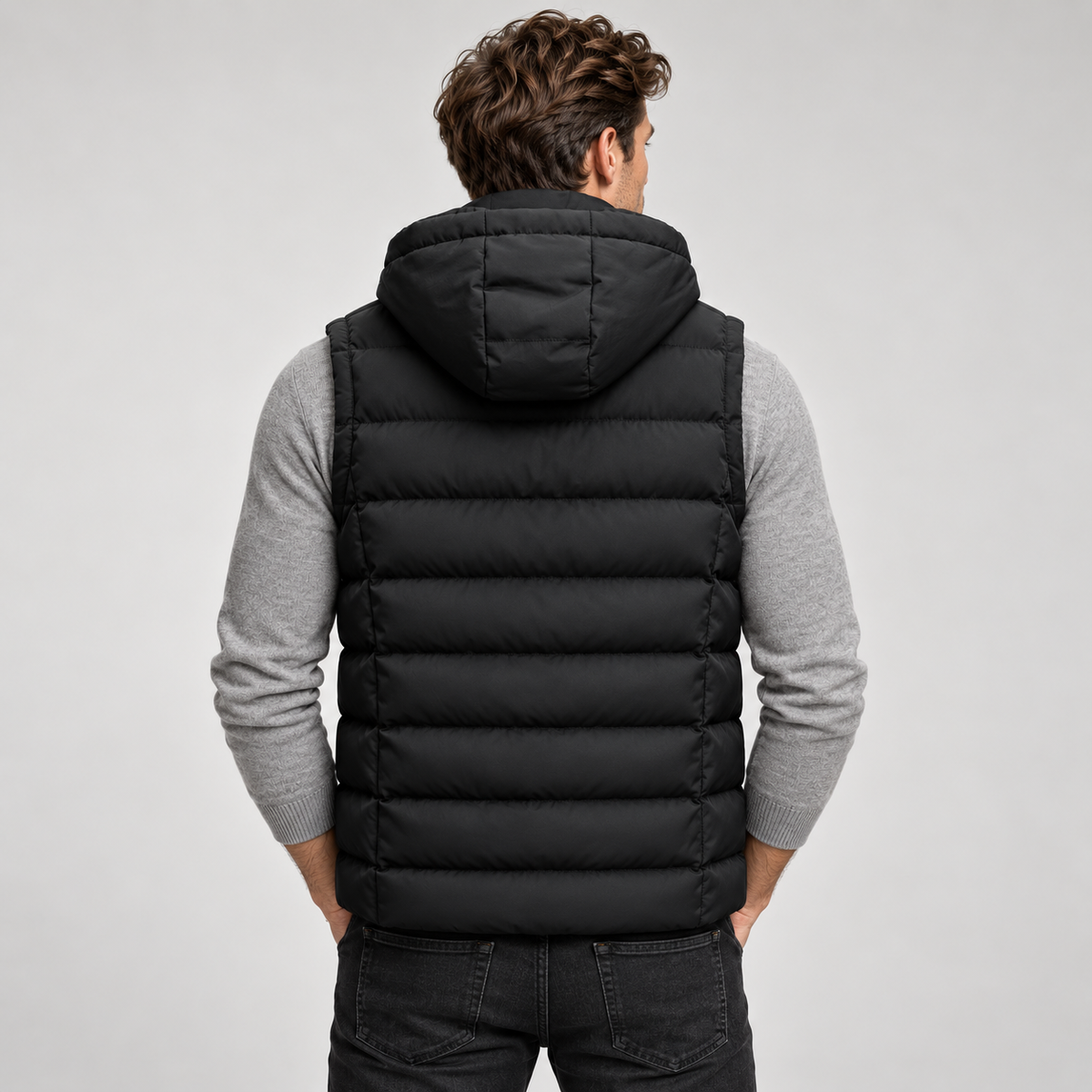 Men's Insulated Hooded Puffer Gilet
