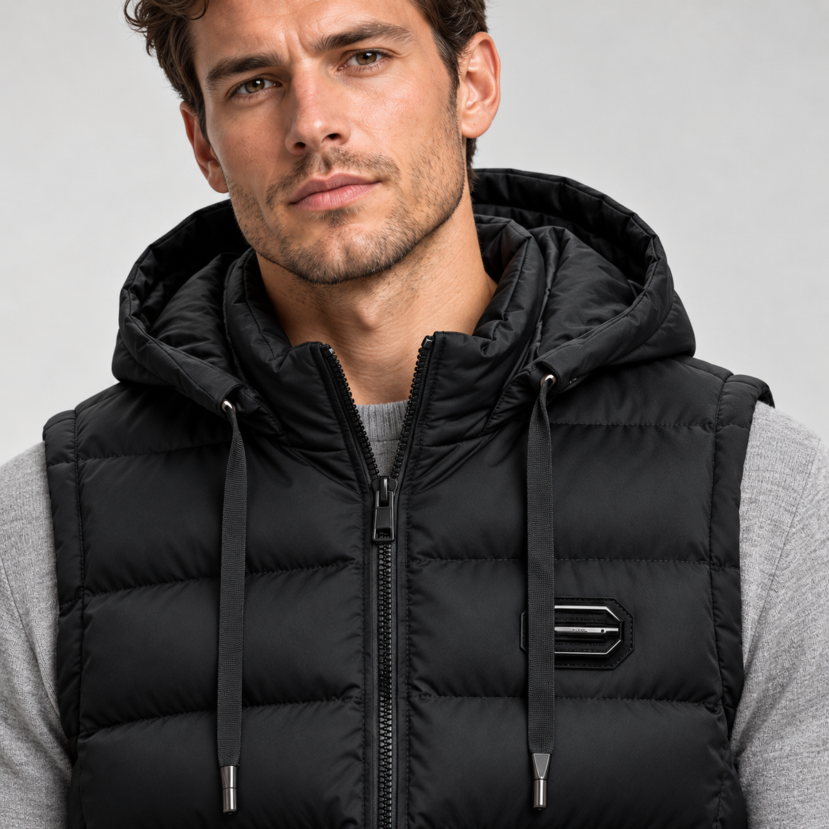 Men's Insulated Hooded Puffer Gilet