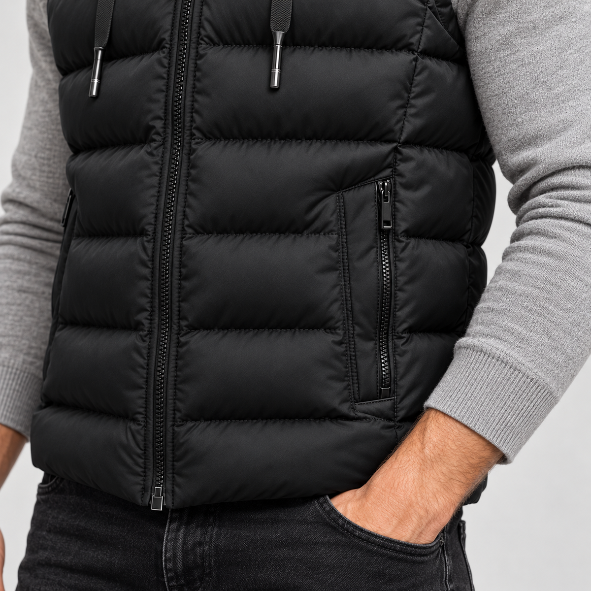 Men's Insulated Hooded Puffer Gilet