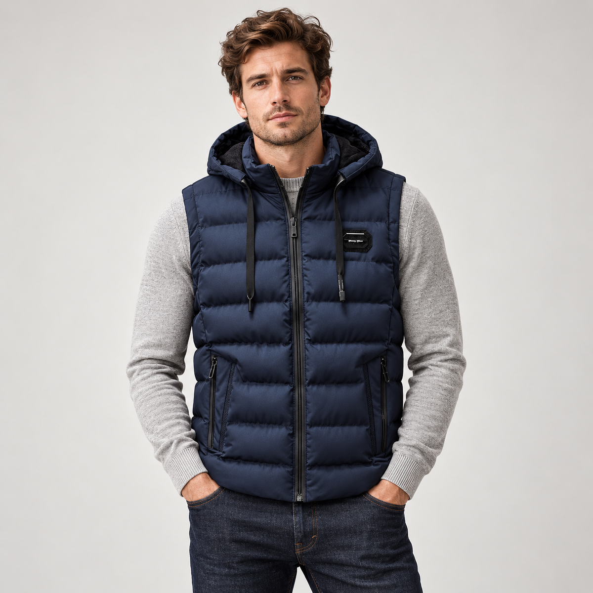 Men's Insulated Hooded Puffer Gilet