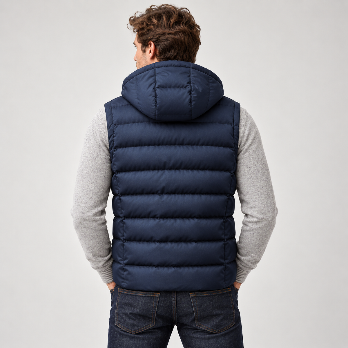 Men's Insulated Hooded Puffer Gilet