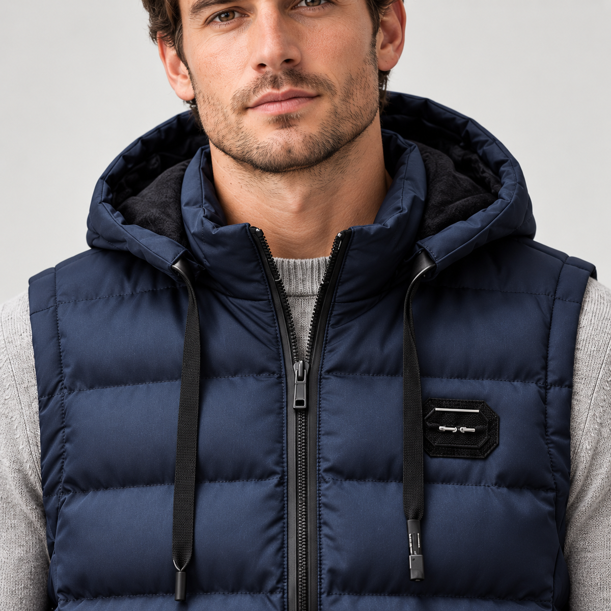 Men's Insulated Hooded Puffer Gilet