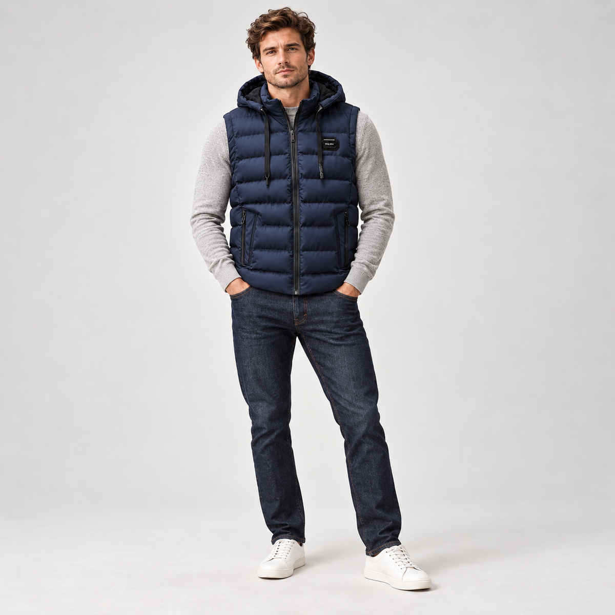 Men's Insulated Hooded Puffer Gilet
