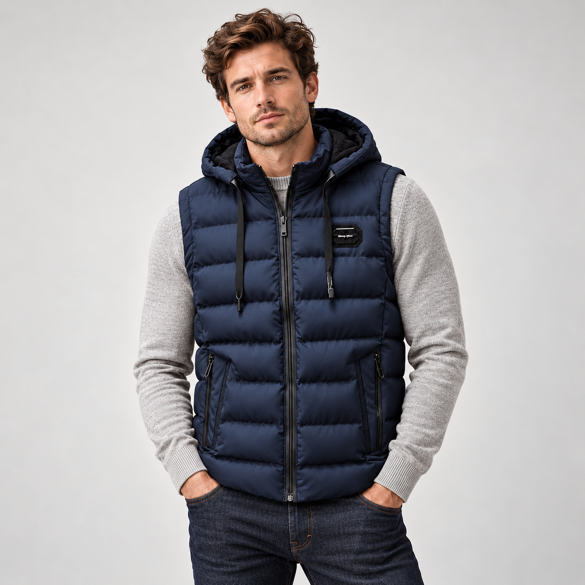 Men's Insulated Hooded Puffer Gilet