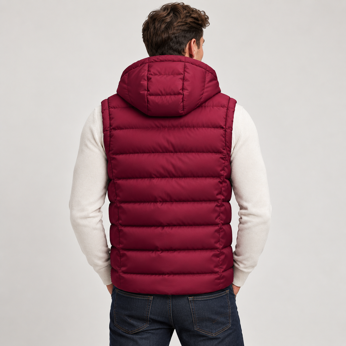 Men's Insulated Hooded Puffer Gilet