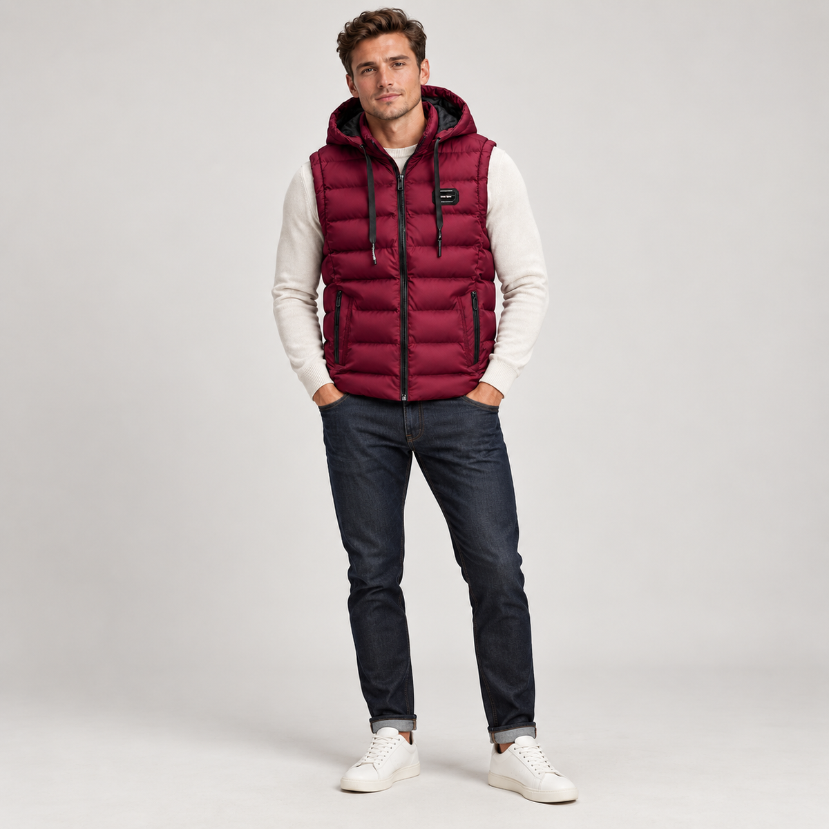 Men's Insulated Hooded Puffer Gilet