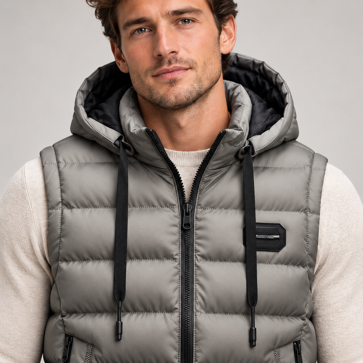 Men's Insulated Hooded Puffer Gilet