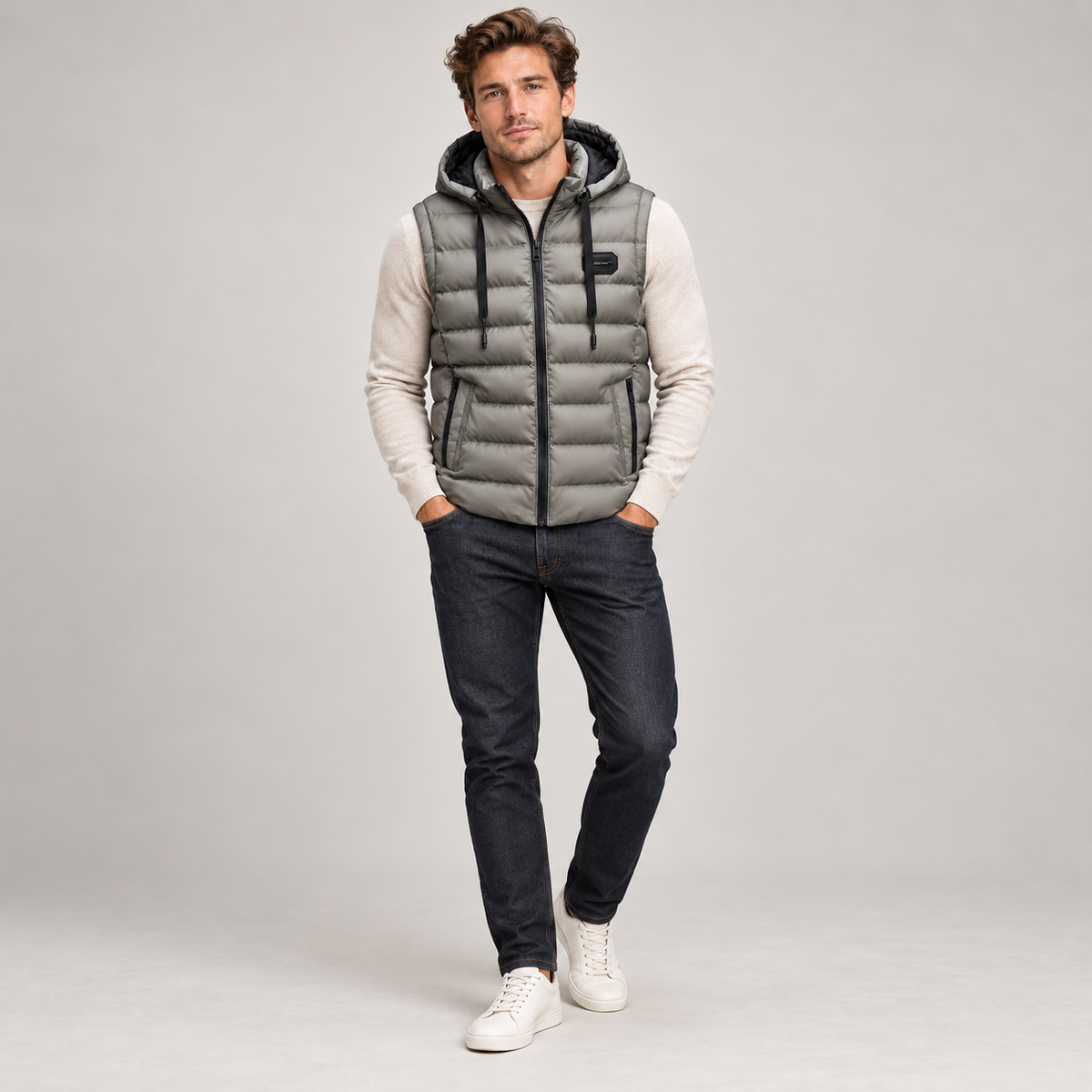 Men's Insulated Hooded Puffer Gilet