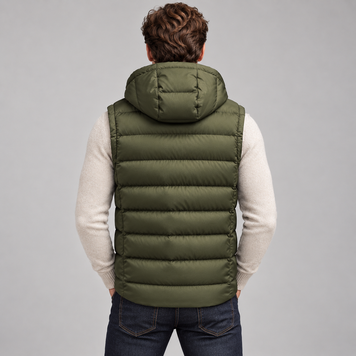 Men's Insulated Hooded Puffer Gilet
