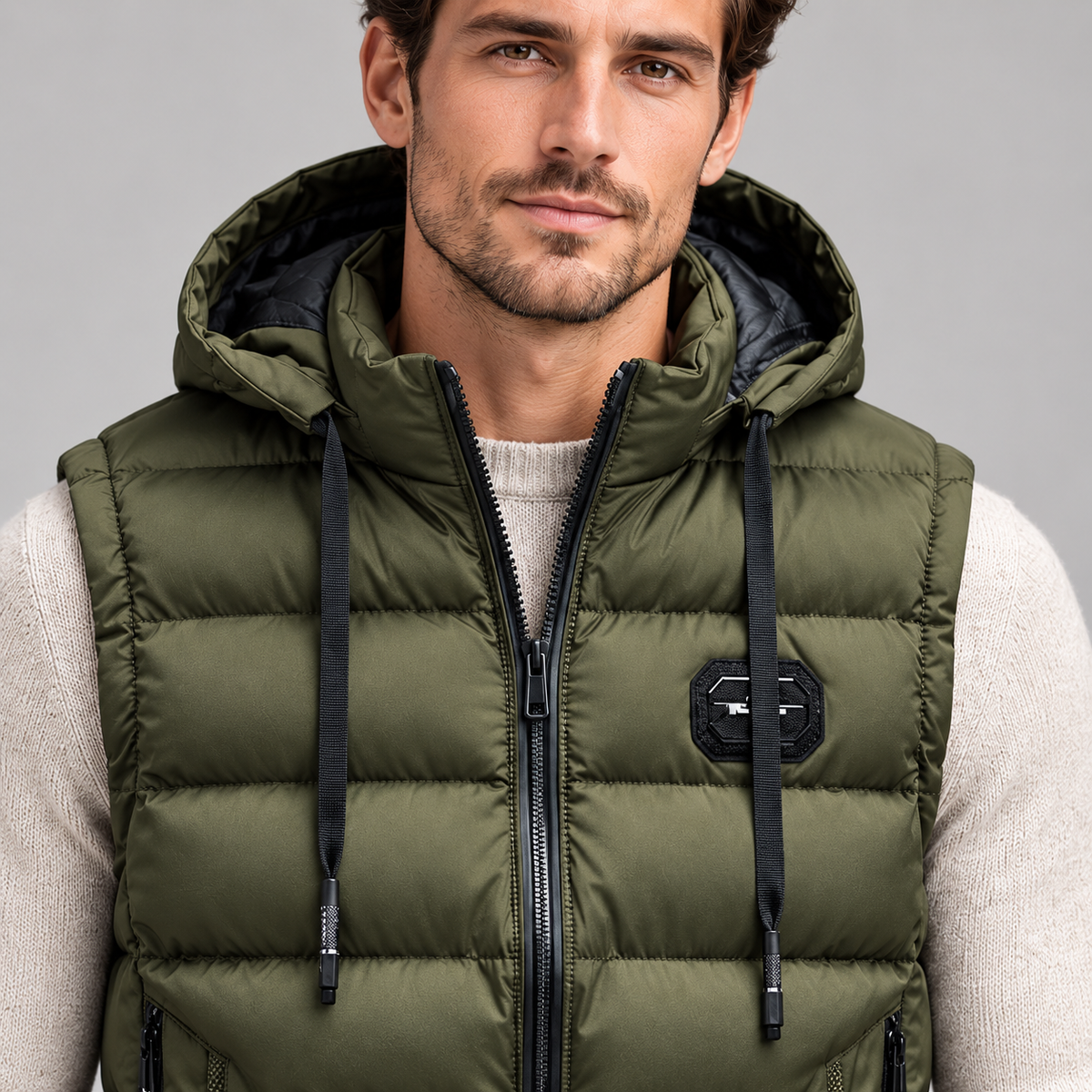 Men's Insulated Hooded Puffer Gilet