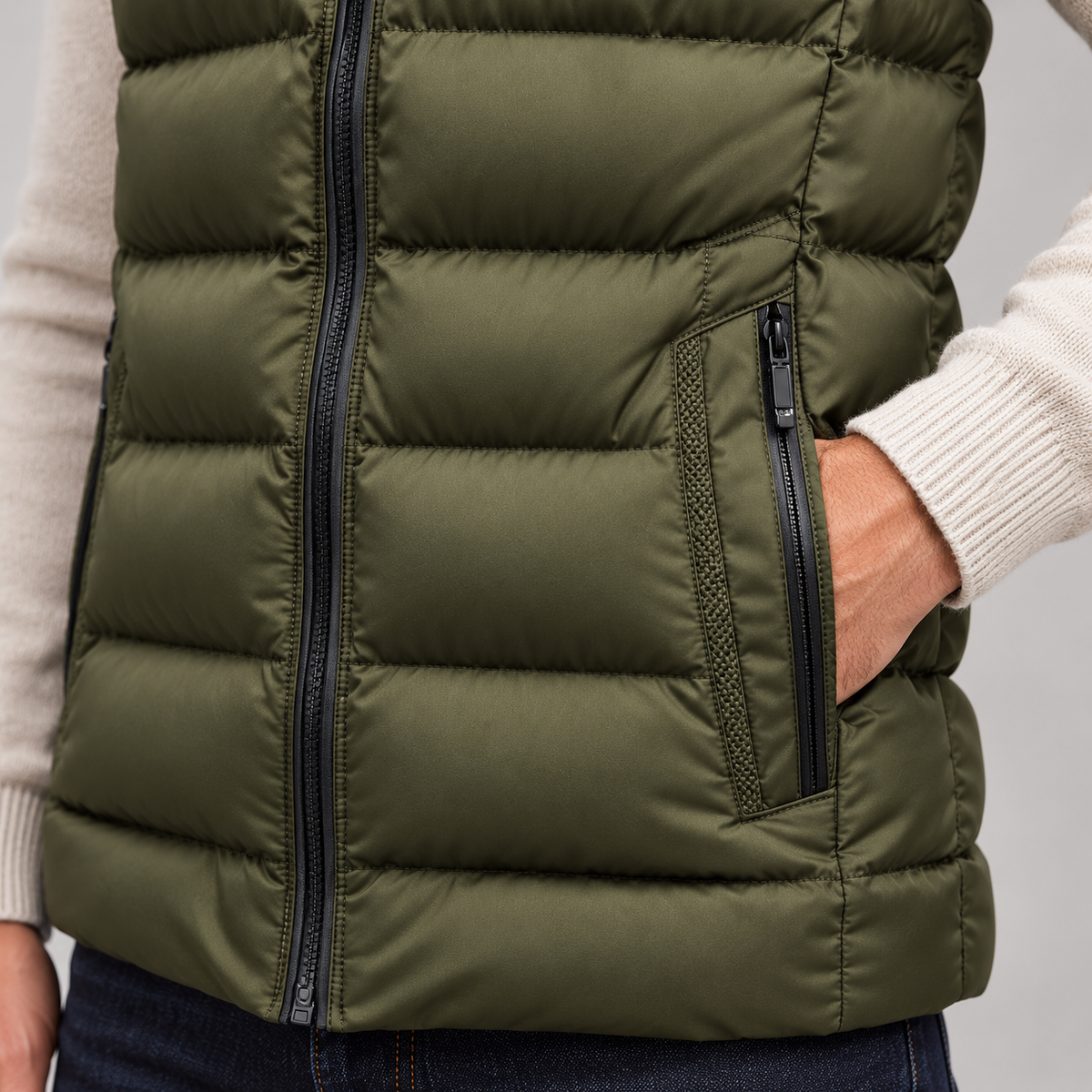 Men's Insulated Hooded Puffer Gilet
