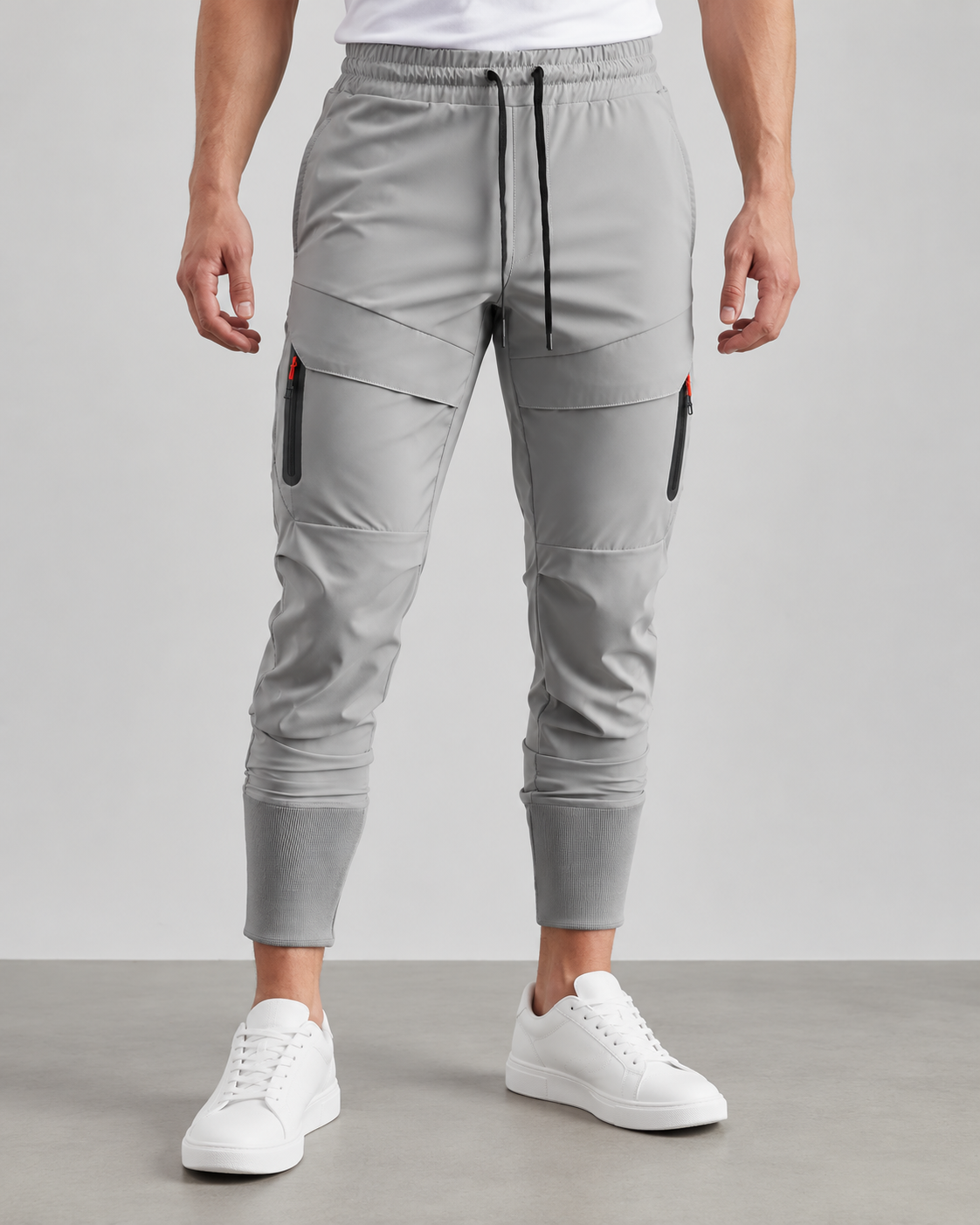 Men’s Cargo Trousers With High Ribbed Cuffs