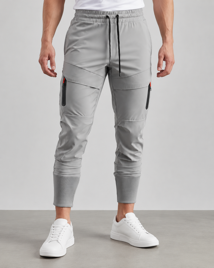 Men’s Cargo Trousers With High Ribbed Cuffs
