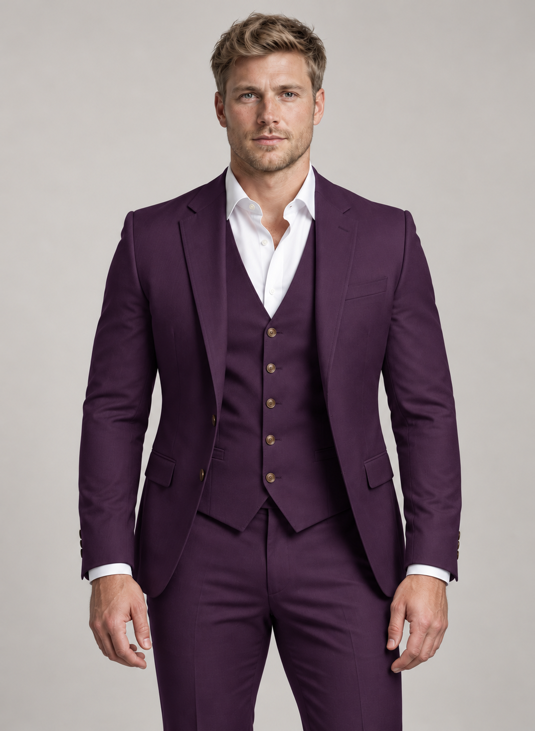Men’s Suit Three Piece Wedding Set