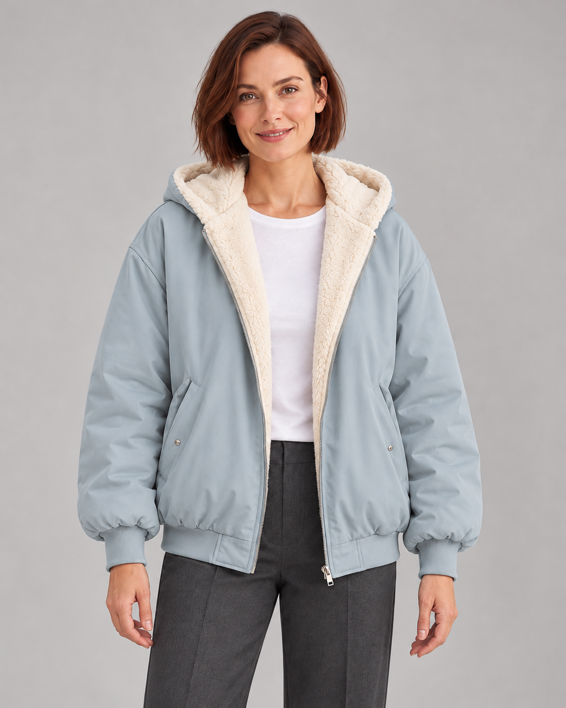 Women’s Jacket With Hood And Soft Lining