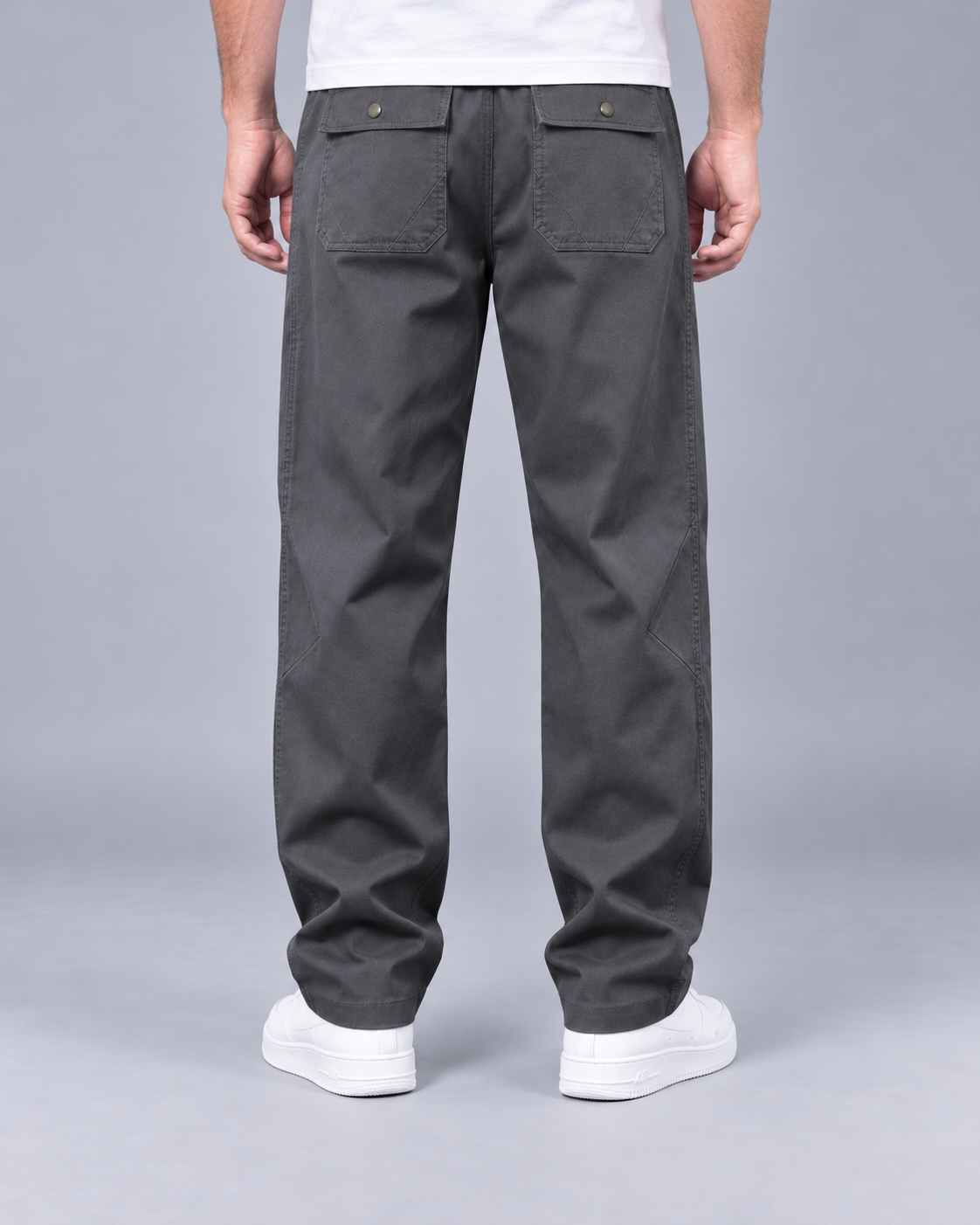 Men’s Trousers With Stretch And Tapered Fit