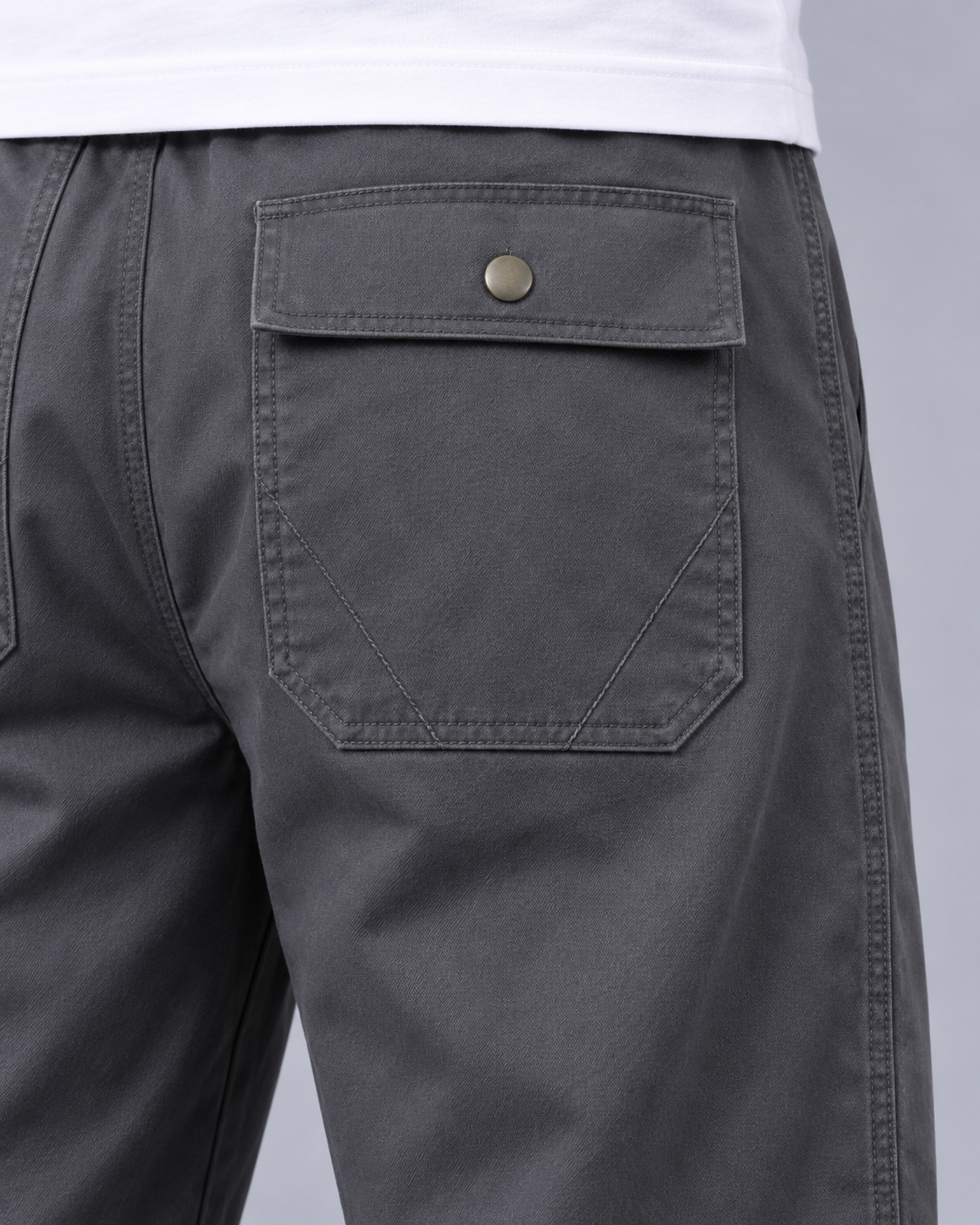 Men’s Trousers With Stretch And Tapered Fit
