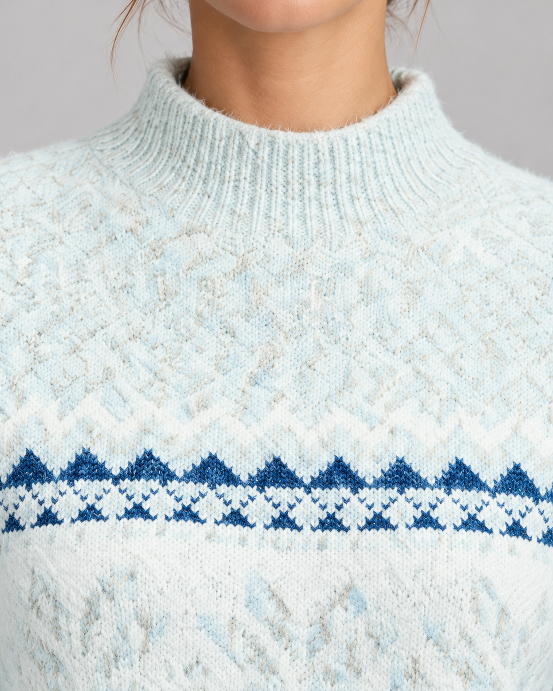 Women’s Christmas Jumper With Fair Isle Pattern